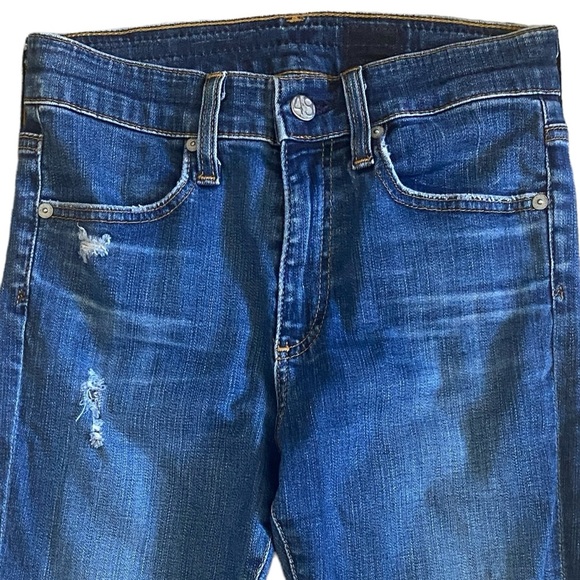 SOLD Adriano Goldschmied Women's Distressed Jeans 26R Skinny - Picture 10 of 13